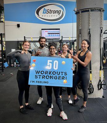 50 bStrong workouts!