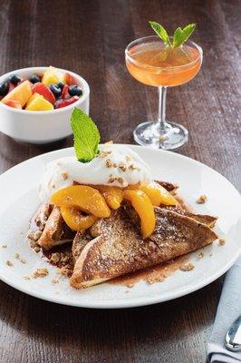 Peach Cobbler French Toast