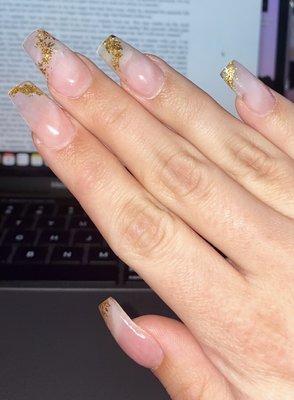 Clean gold flake set