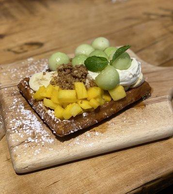 Fruit waffle  Q