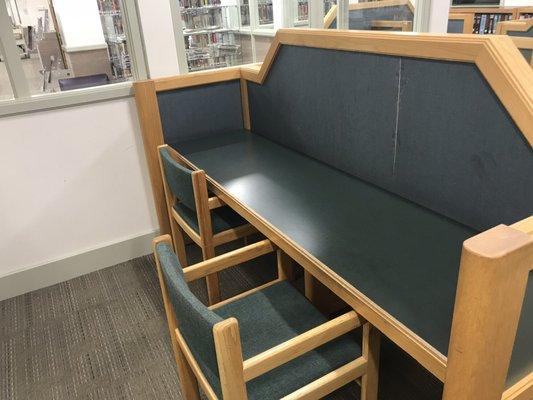 Cubicles in the quiet study section