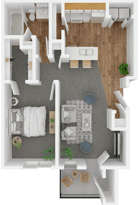 1x1 Floorplan