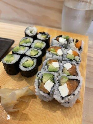 Avocado Roll & Bagel Roll