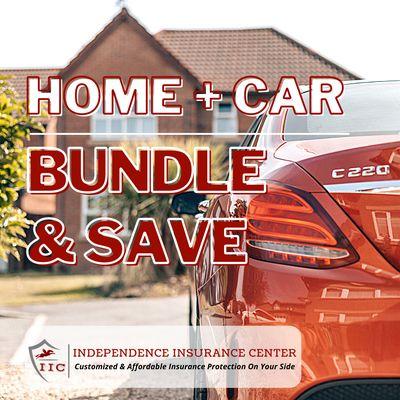 Save up to 35% when bundle home and car insurance