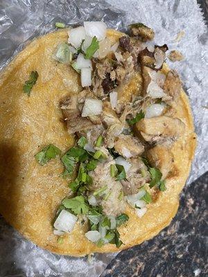 Gross Chicken taco