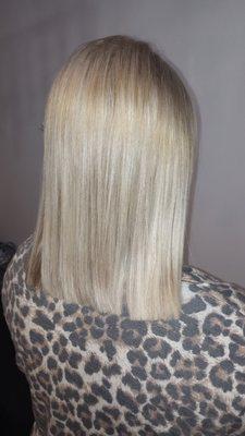 Lightest platinum blonde