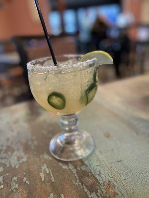 Jalapeño house margarita