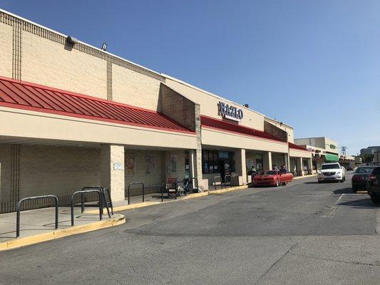 Entrance to Hazlo International Foods at Highlandtown Village Shopping Center