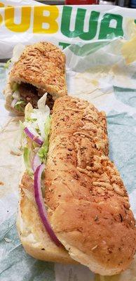 Steak n Cheese with Herb n Cheese Bread