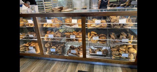 Bo's bagel selection