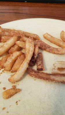 Thanks for the over cooked and aged fries. No way you weren't thinking "screw these people". You went out of your way to give us garbage.