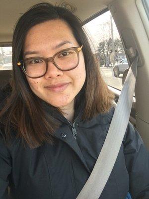 Chopped off about 8inches of hair! Thank you Allison!