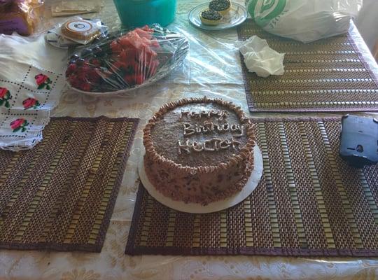 German chocolate cake. Delicious!