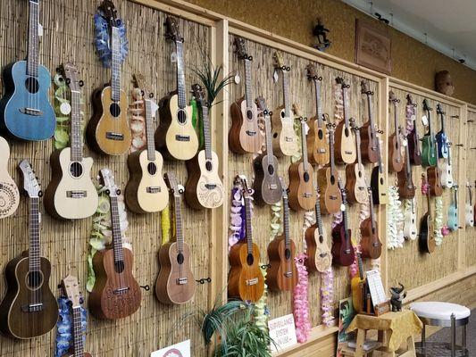 Ukuleles galore