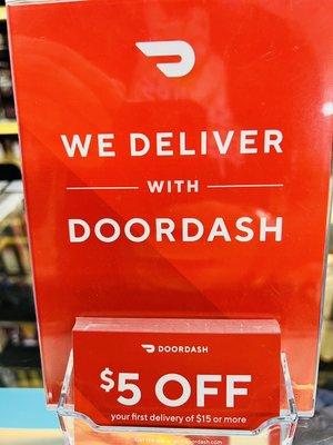 We Deliver with DoorDash