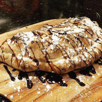 Nutella and banana calzone