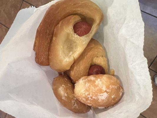 Croissant kolaches + donut holes