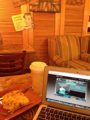 high speed wifi, outlets, comfortable seating, good food/coffee