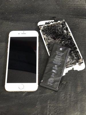 Battery And Screen Repair for Damaged iPhone!