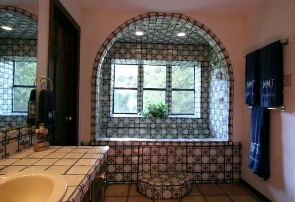 Talavera Tile bathroom.