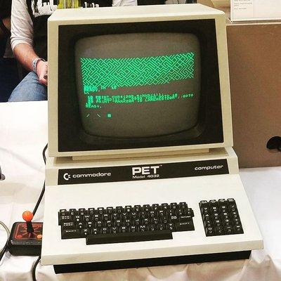 Commodore PET on display