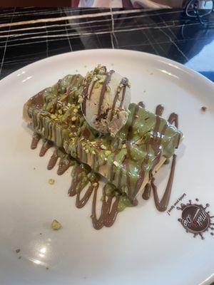 Pistachio Waffle