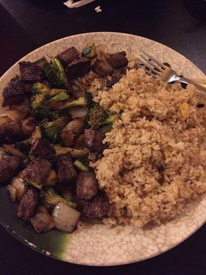 Steak Hibachi and Fried Rice