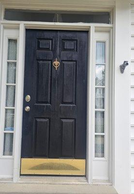 Old door without a storm door