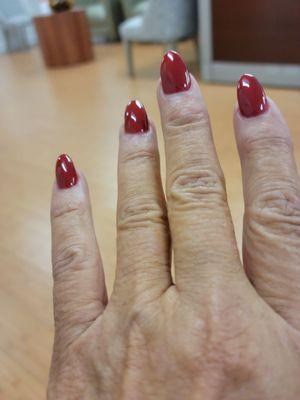 Forgive my old hands, but the nails are fabulous.