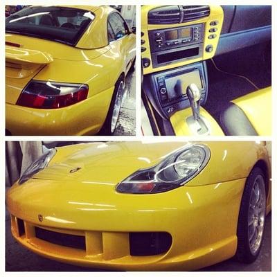 Mellow yellow! Custom fenders and spoiler!