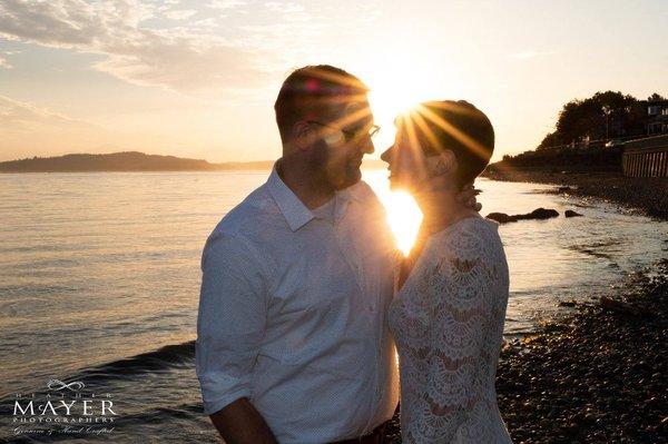 Anniversary shoot at Alki Beach