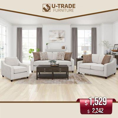 beige chenille sofa