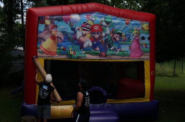 Crew was right on time, and had the bounce house up and running in minutes!