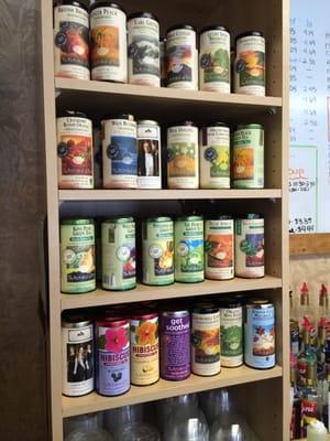 We have a wonderful selection of Tea.