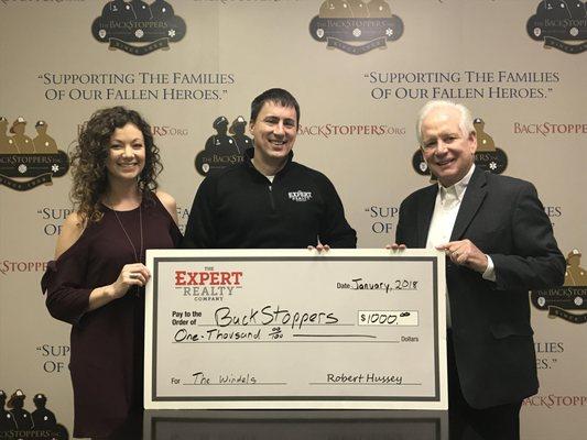 Every month, The Expert Realty Company makes a donation to a charity nominated by their clients.