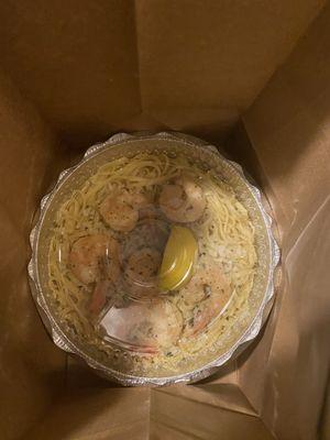 Shrimp scampi