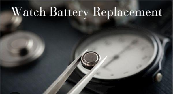 Watch batteries replacement