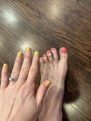 Manicure/pedicure