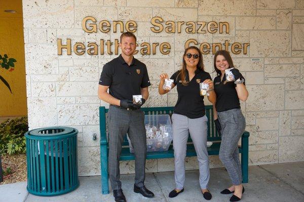 Our Amazing crew dropping off more donuts at NCH