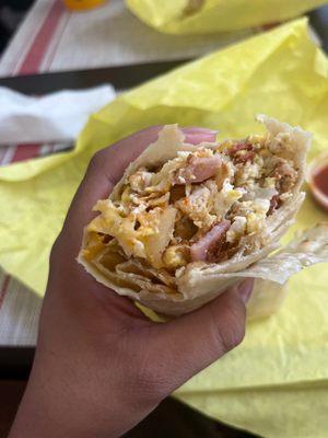 Breakfast burrito