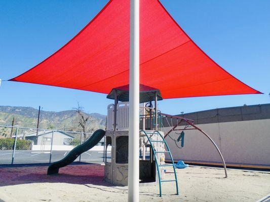 Commercial shade sail