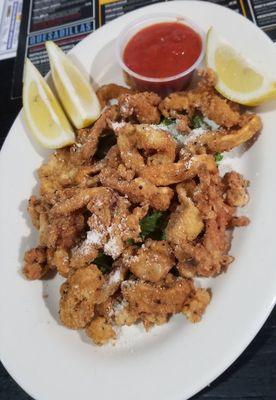 Calamari appetizer.