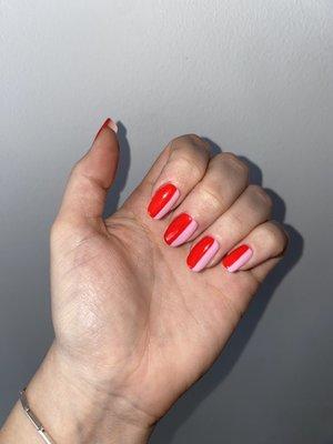 No chip manicure with design