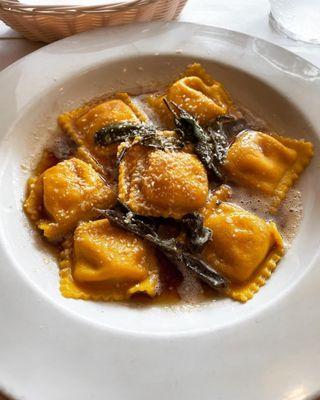 butternut squash ravioli