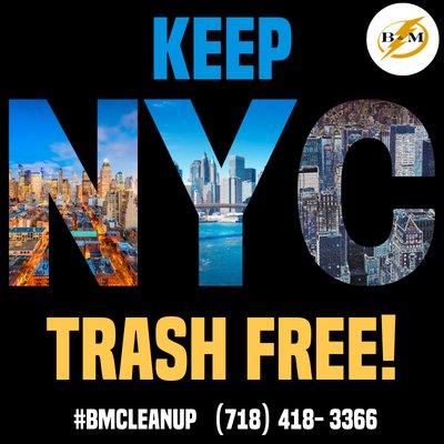 We take great pride in our beautiful city! Help keep NYC clean by enlisting our junk removal and waste disposal services. #bmcleanup