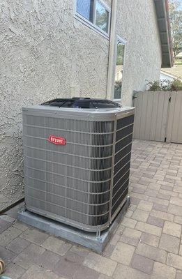 3 ton 16 SEER Bryant installed in mission viejo by south county air services 949-933-3130