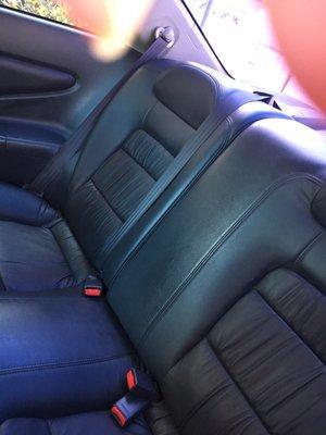 Seats soft leather new car smell