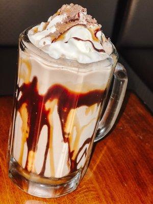 Chocolate Salted Caramel Milkshake