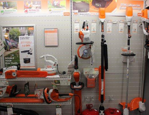 Stihl Electric and Commercial Battery Powered Equipment