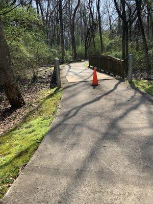 Construction of small bridge